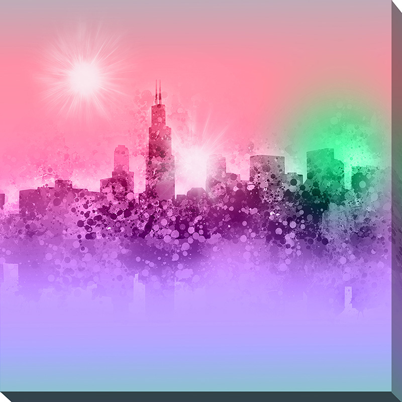Chicago Skyline Abstract III